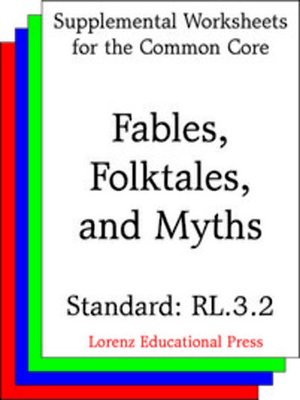 cover image of CCSS RL.3.2 Fables, Folktales and Myths